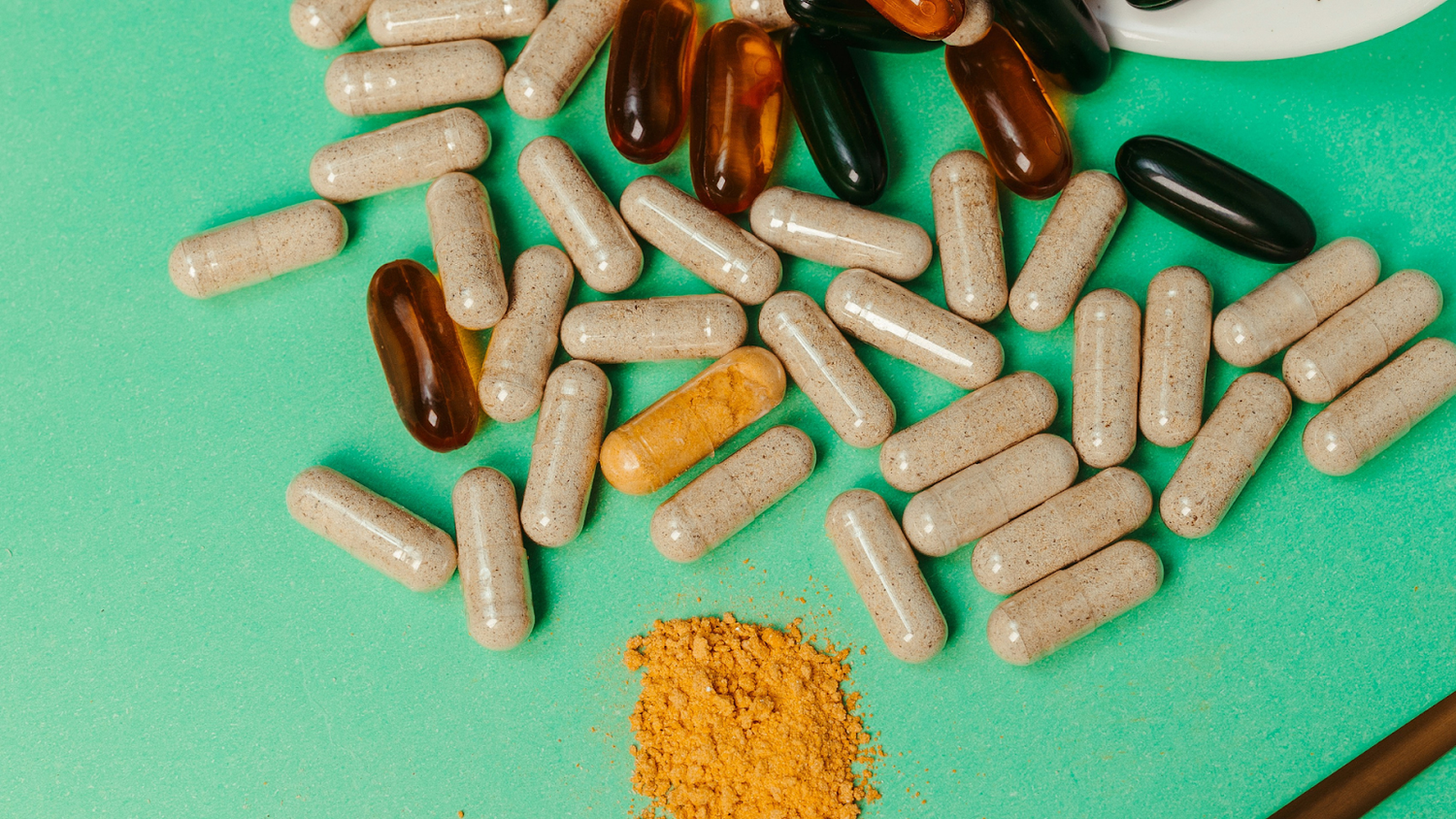 Table Topped With Various Supplements and Berberine