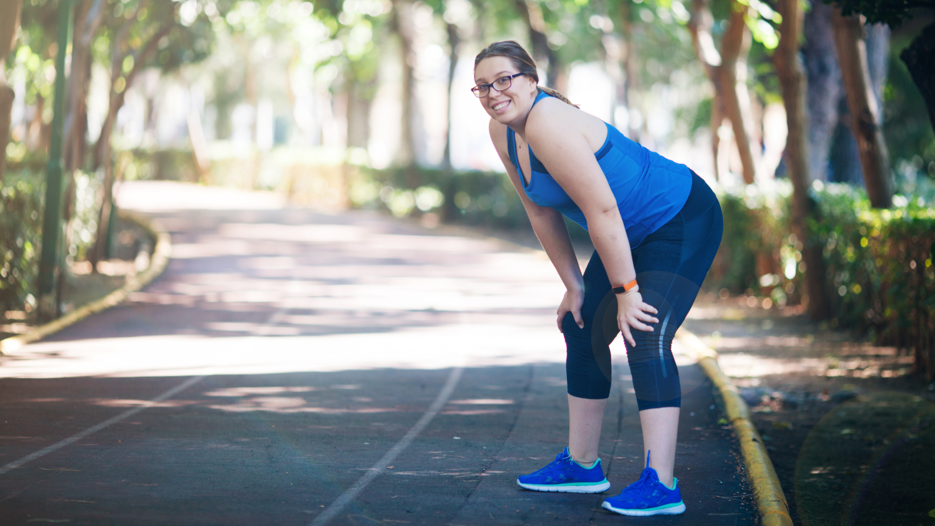 Woman Recovering After Outdoor Workout