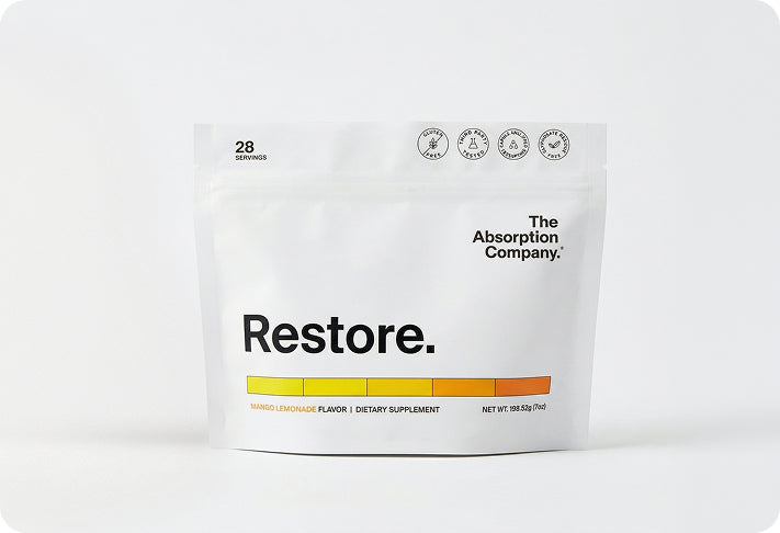 Restore picks up what your diet drops.