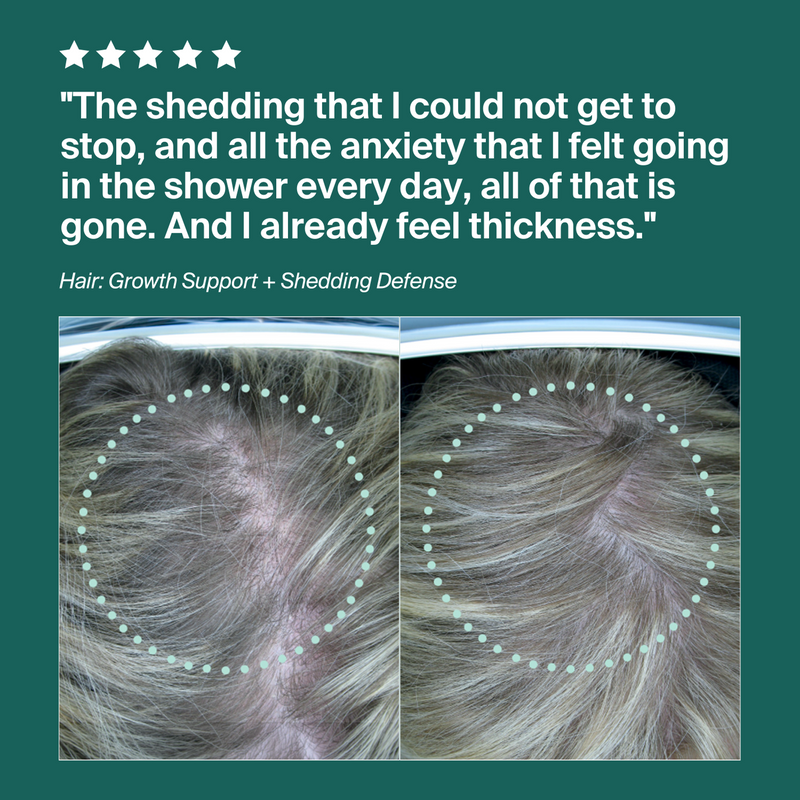 Hair: Growth Support + Shedding Defense