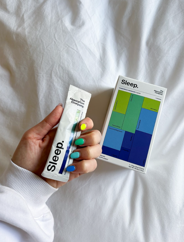 “I have only had 3 sachets in the last two weeks and they are the best 3 nights sleep I have EVER had. I've noticed a huge change in the tracking on my Fitbit.. REM & deep sleep have increased massively and I am not having broken sleep through the night.”