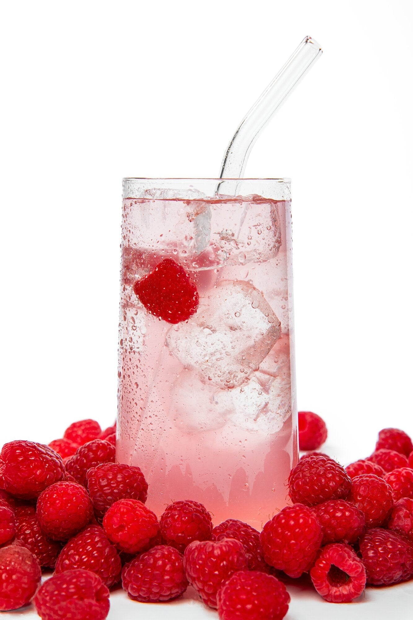 Restore Raspberry over ice with raspberries