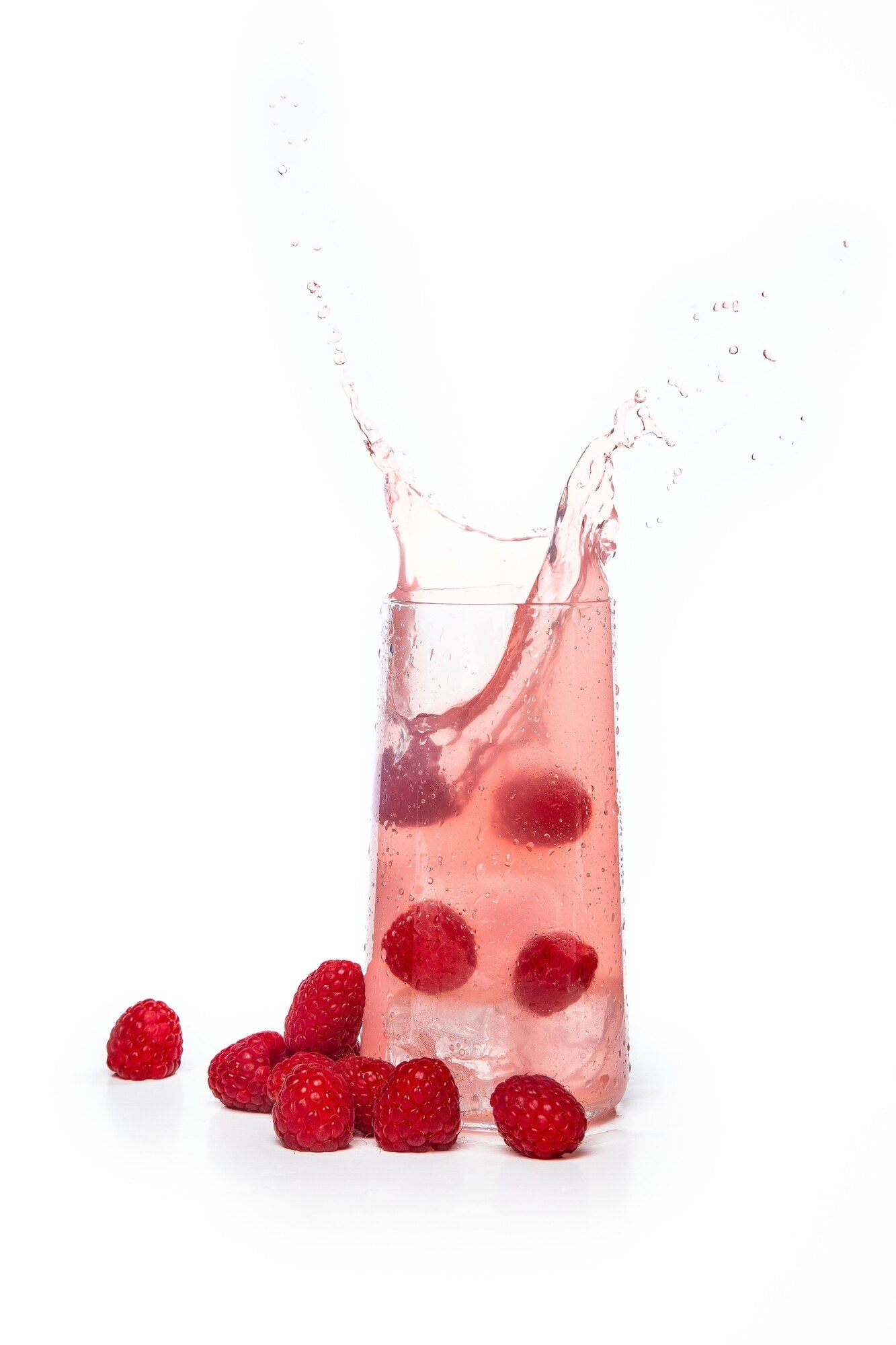 Restore Raspberry splashing into the glass